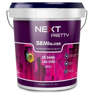 SƠN BÓNG NỘI THẤT NANO 5IN1  -  SEMI GLOSS